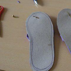 Flipflops von unten