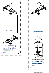 Kommunion Lesezeichen