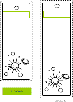 Planeten Lesezeichen