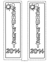 Schulfest 2014 Lesezeichen