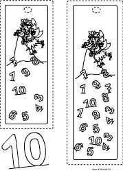 Zahlenfee-Lesezeichen